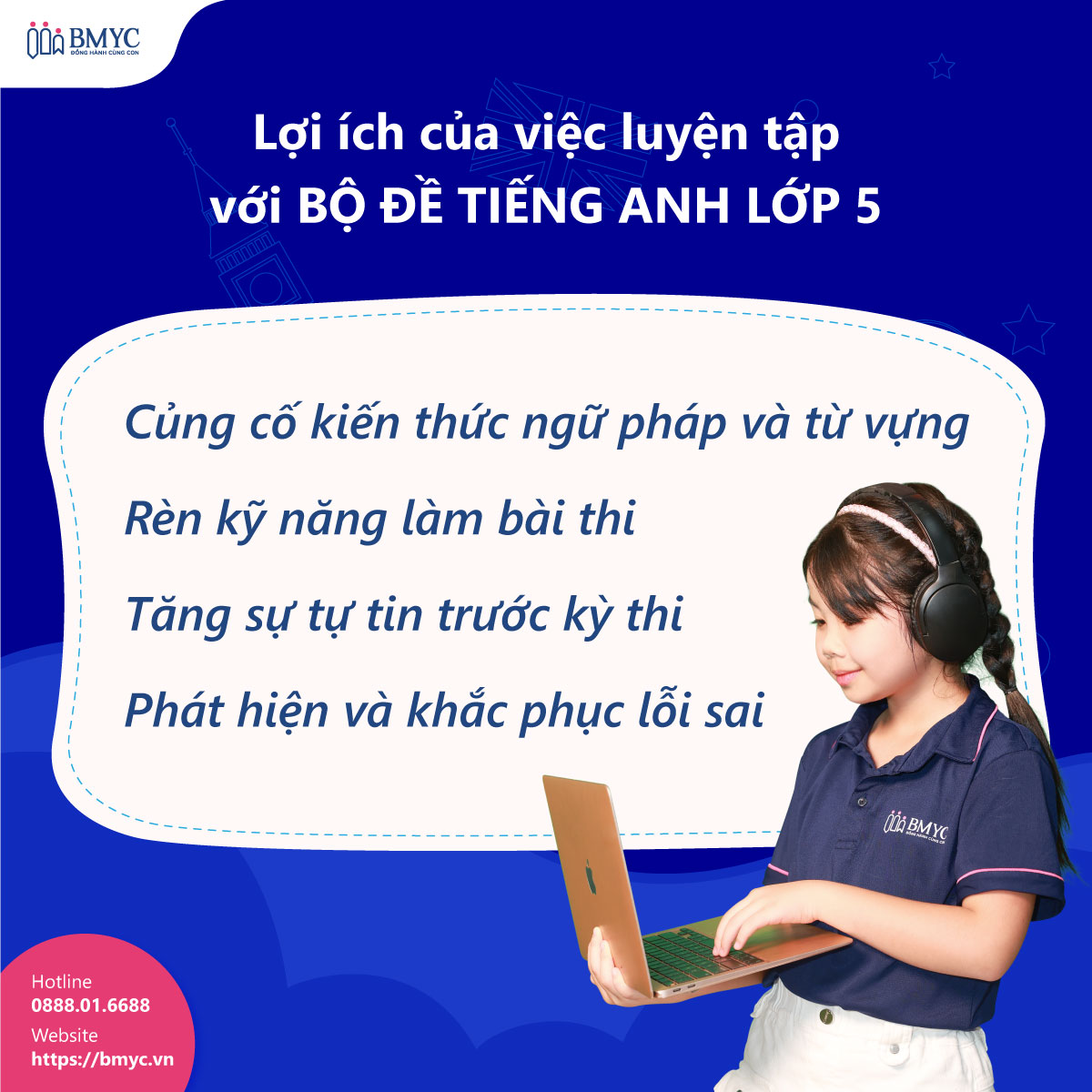 Lợi ích của việc luyện tập với bộ đề tiếng Anh lớp 5