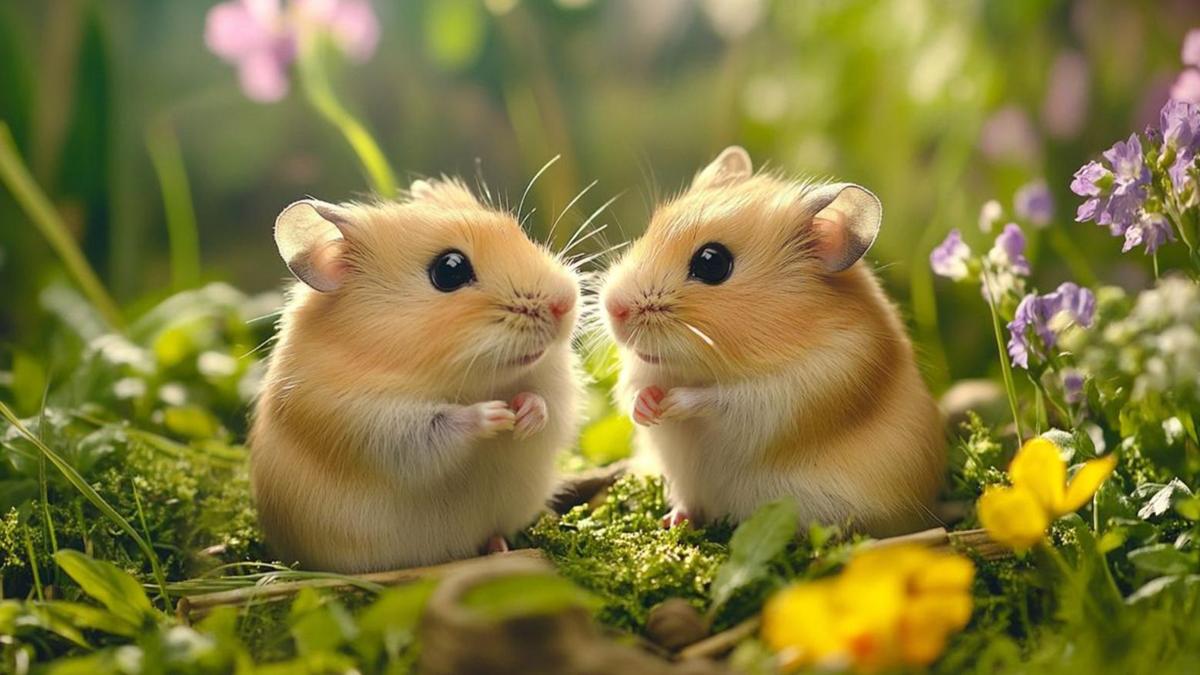 Hình nền điện thoại máy tính ảnh con chuột đáng yêu