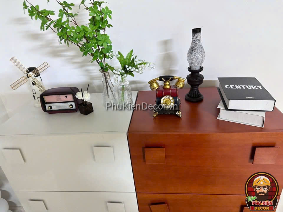 Trang trí không gian quán cafe, nhà hàng với đồ decor Vintage - Retro tại Phụ Kiện Decor