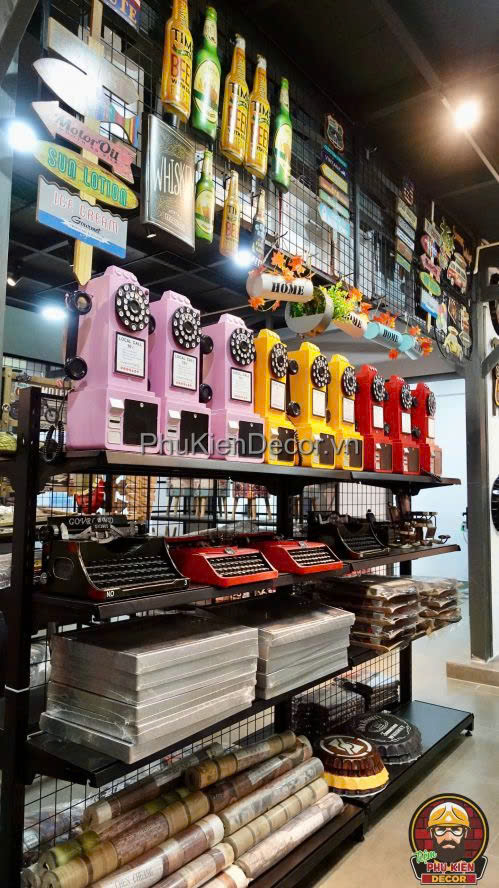 Đồ Trang Trí Phong Cách Cổ Điển, Vintage, Retro - Phụ Kiện Decor Quán Cafe, Nhà Hàng, Nội Thất Nhà Ở - Đạo Cụ Chụp Ảnh