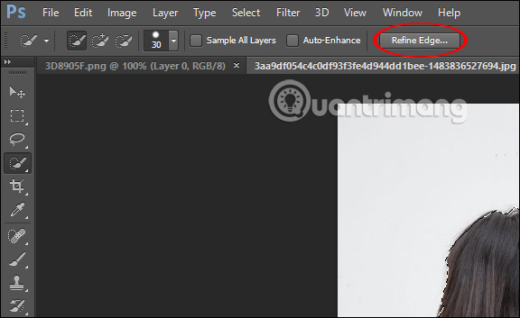 Giao diện chỉnh tách vùng