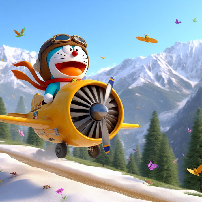 Hình ảnh Doraemon ngộ nghĩnh