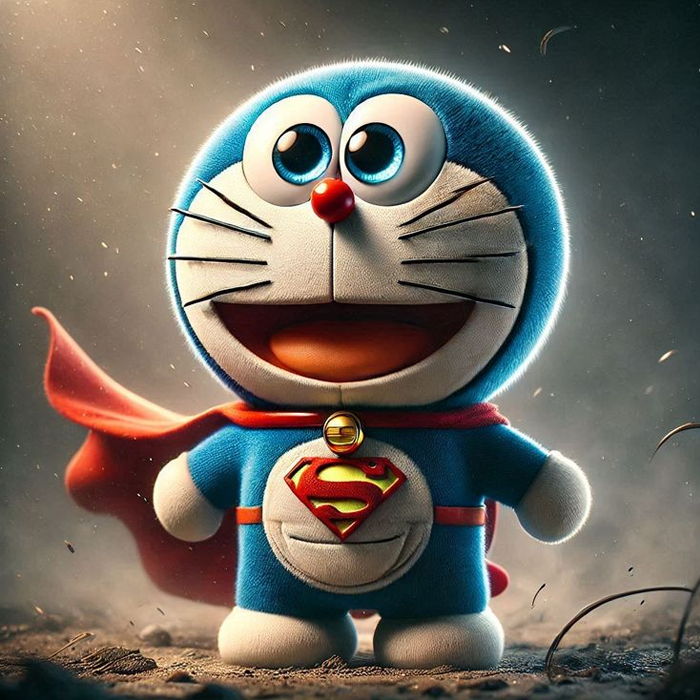 Hình ảnh Doraemon siêu nhân