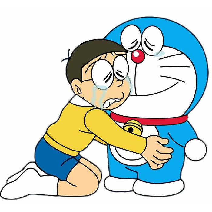 Ảnh Doraemon cute khóc