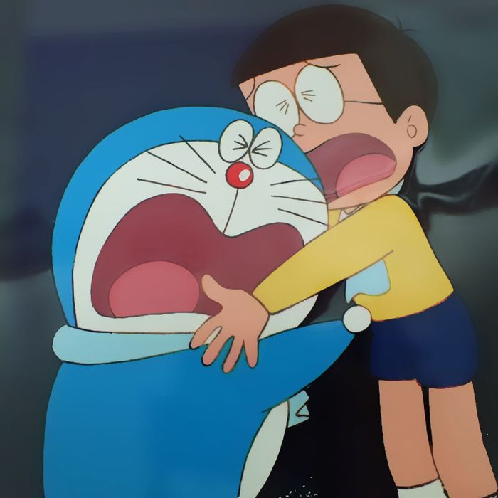 Ảnh Doraemon cute khóc