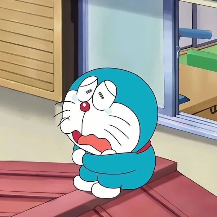 Ảnh Doraemon cute khóc