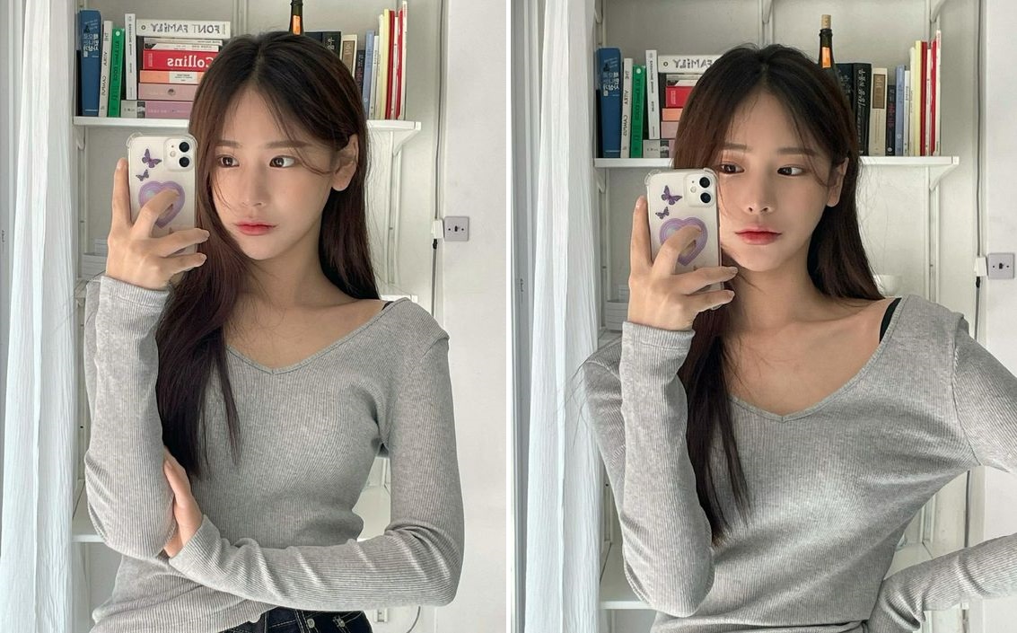 chup-anh-truoc-guong-trong-quan-cafe