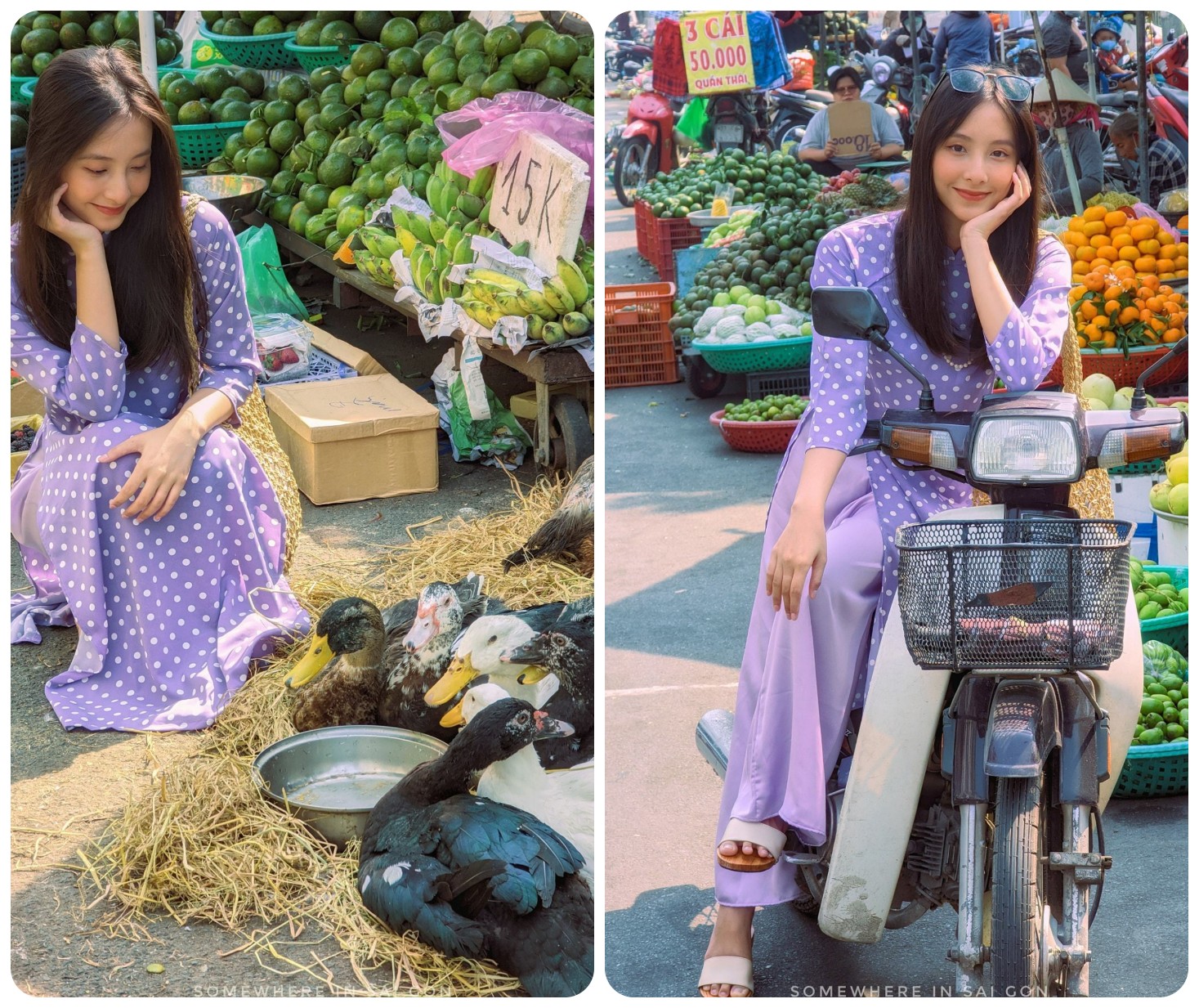 Thiếu nữ xinh đẹp khoe sắc tại chợ Tết truyền thống khắp ba miền - 14