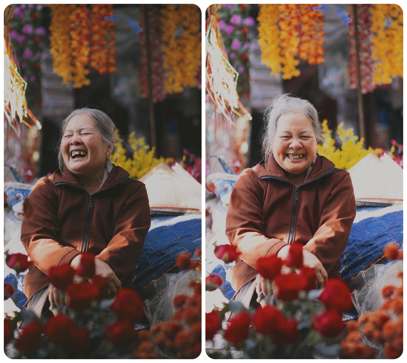 Thiếu nữ xinh đẹp khoe sắc tại chợ Tết truyền thống khắp ba miền - 4