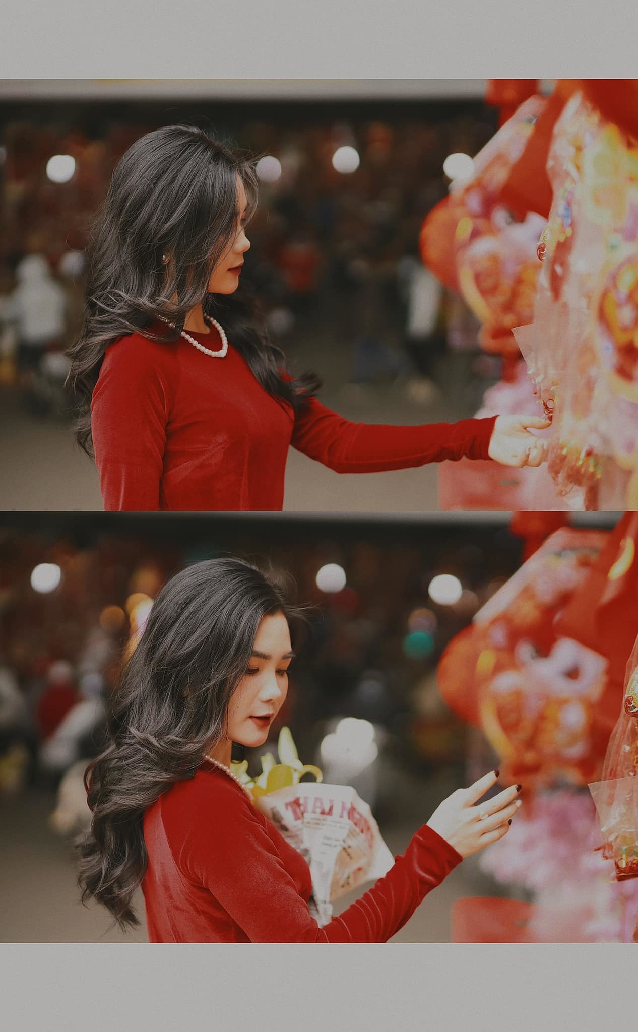 Thiếu nữ xinh đẹp khoe sắc tại chợ Tết truyền thống khắp ba miền - 6