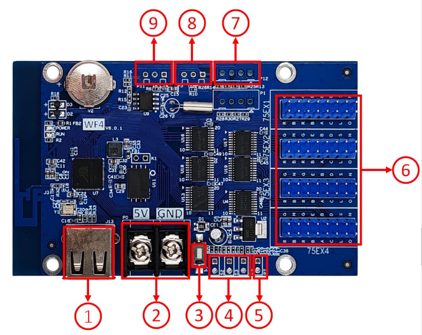 Card HD-WF4 (7 màu)