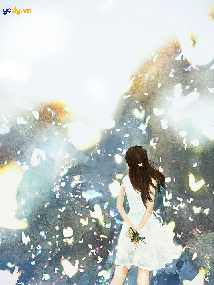 ảnh cô gái quay lưng