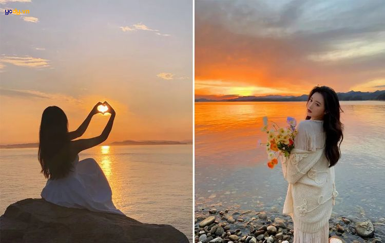 ảnh cô gái quay lưng