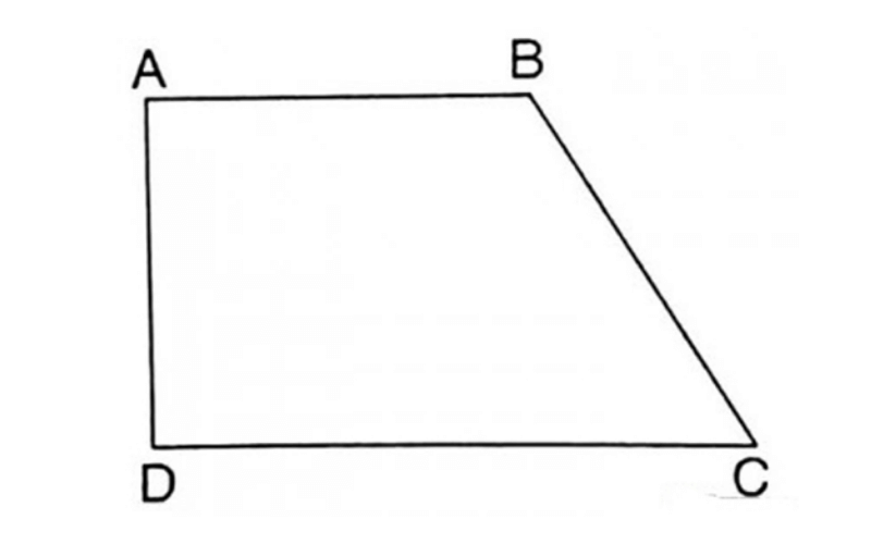 Hình thang ABCD. (Ảnh: Sưu tầm Internet)