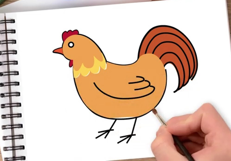 tranh thiếu nhi vẽ con vật