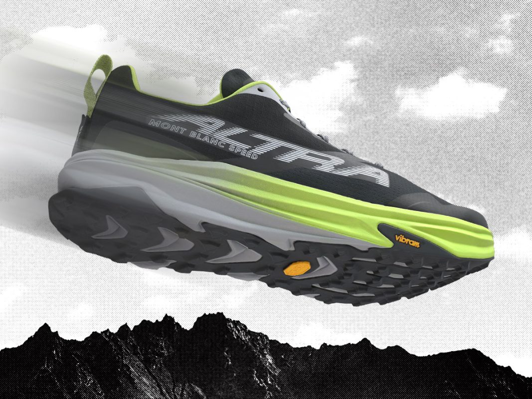 Giày Chạy Địa Hình Nam Altra Mont Blanc Speed - Black/Lime