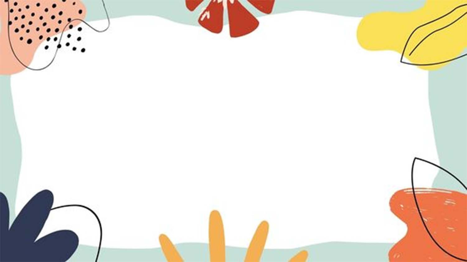 Hình nền Powerpoint Rung Chuông Vàng dễ thương màu sắc