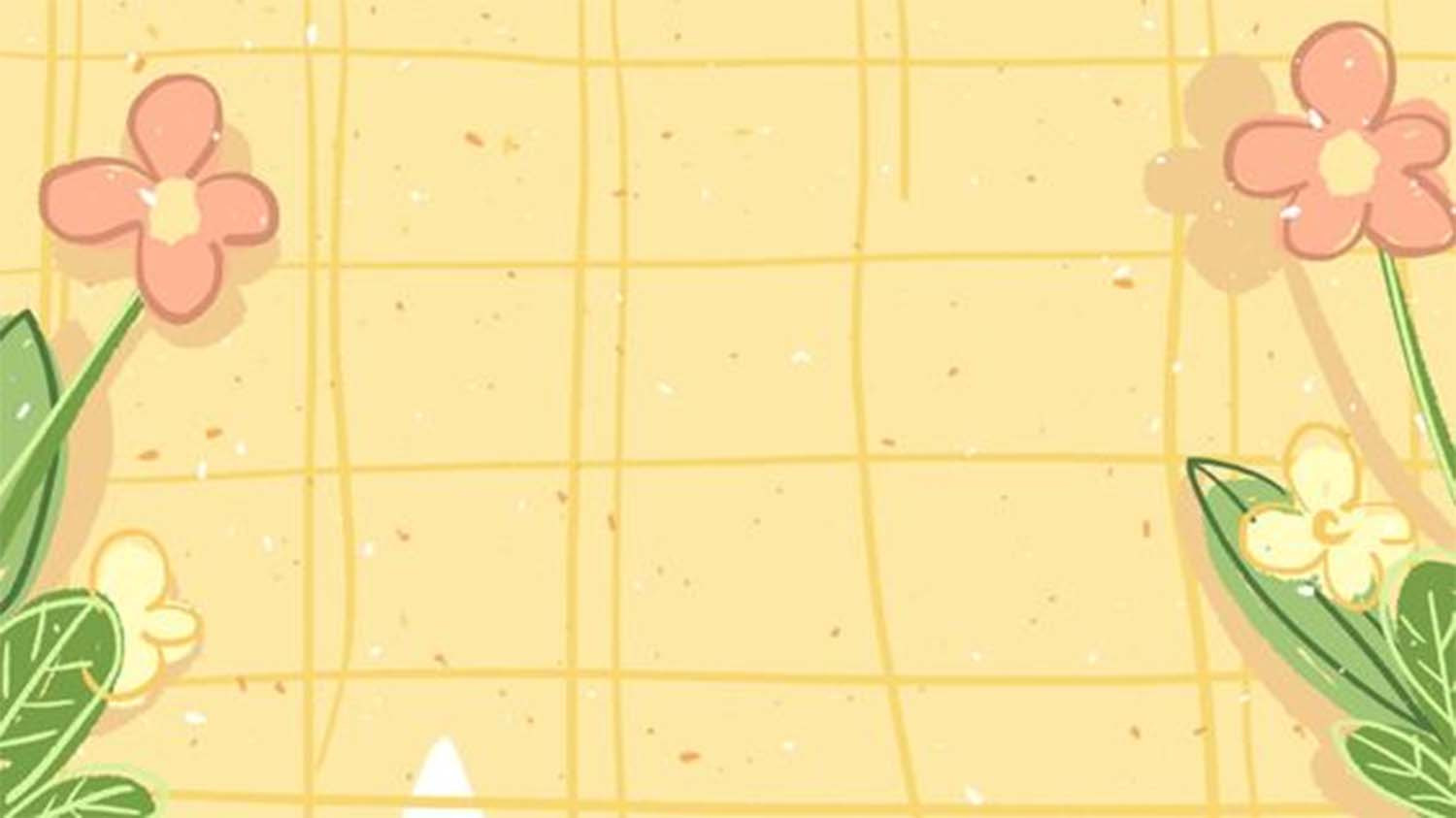 Hình nền Powerpoint Rung Chuông Vàng dễ thương bông hoa