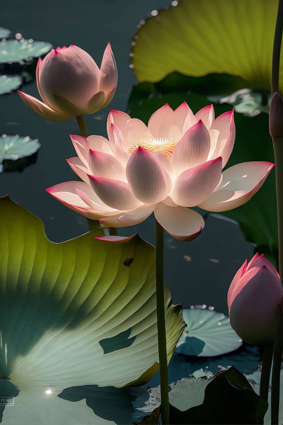 hình nền hoa sen 4K