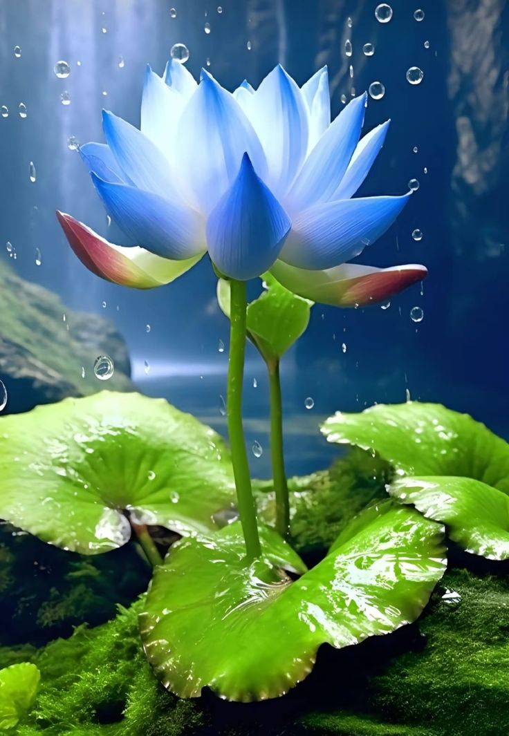 hinh-nen-hoa-sen-mau-xanh