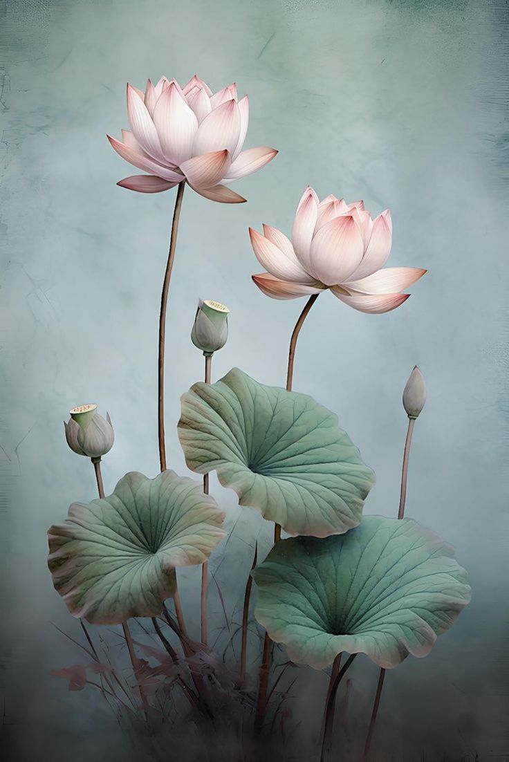 hình nền hoa sen 3d