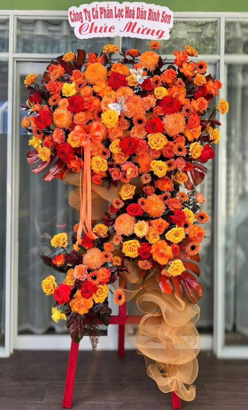 Hoa Khai Trương – Hồng Phát Rực Lửa