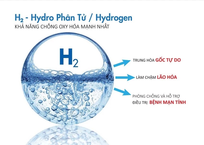 Vai trò của nước hydrogen đối với con người