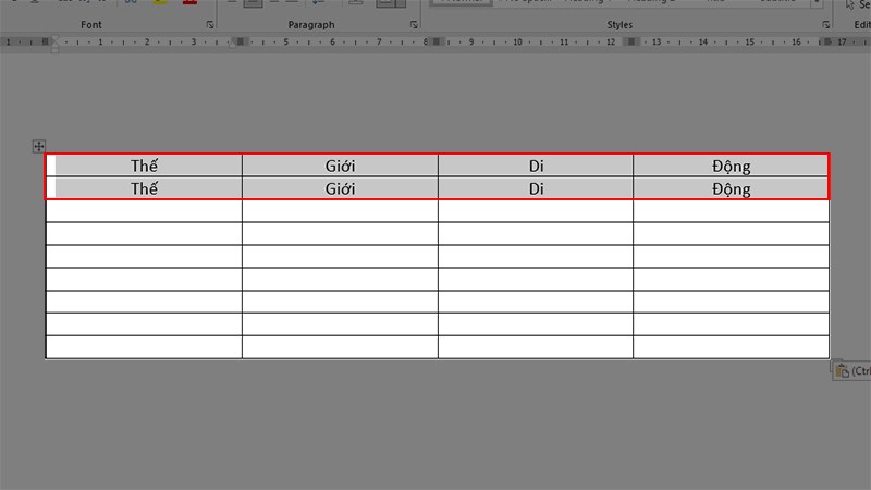 Tô chọn các dòng cần xóa
