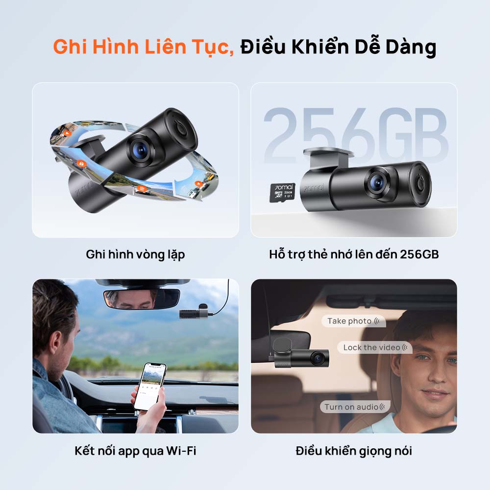 camera hành trình 3k thế hệ mới 70mai m310 plus