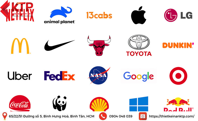 mẫu logo đẹp sáng tạo từ các brand