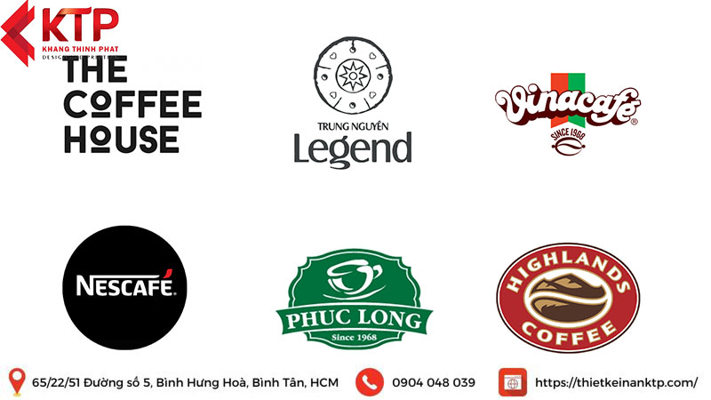những mẫu logo đẹp của thương hiệu cafe