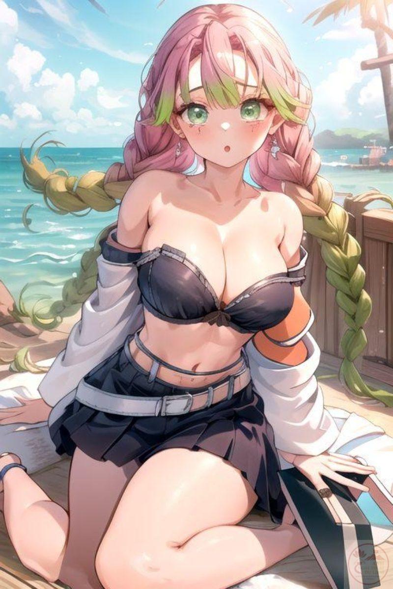 Mitsuri cute hầu gái sexy