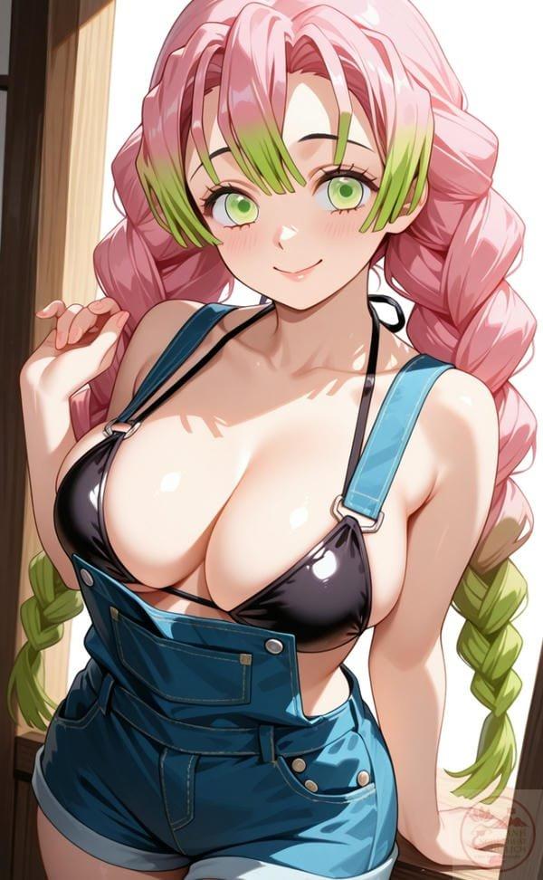 Mitsuri màu pastel gợi cảm