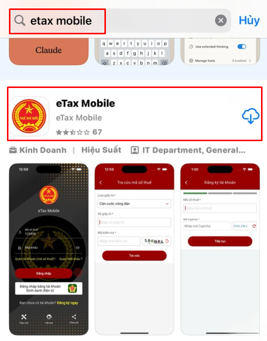 tra cứu mã số thuế cá nhân etax