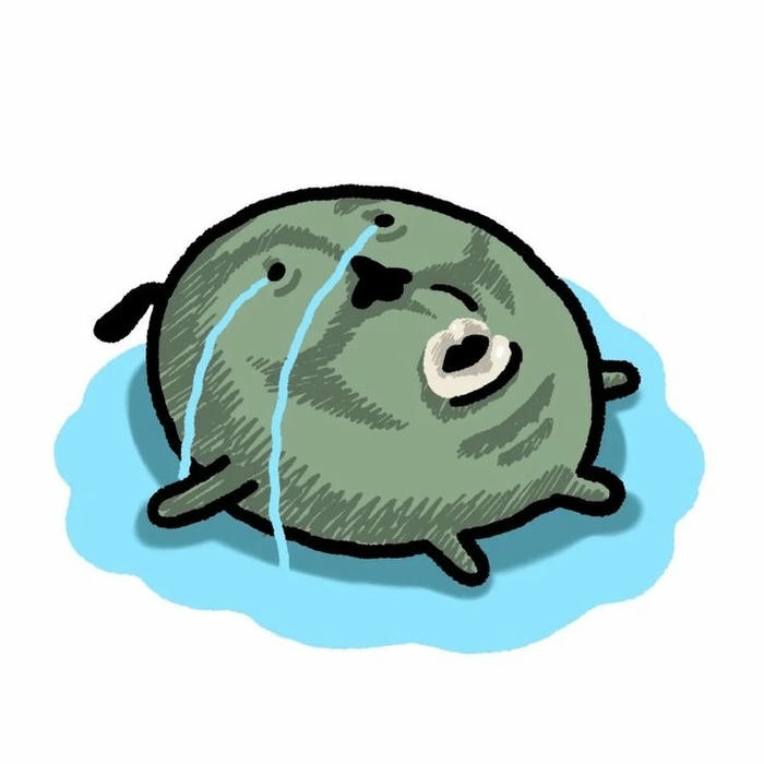 Meme buồn ngồi một góc