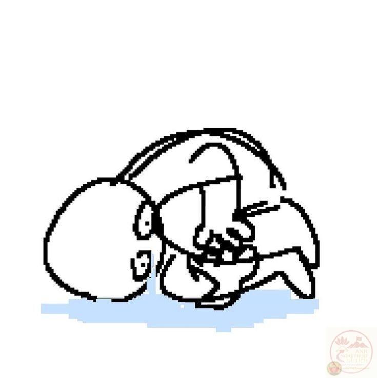 Một ảnh chế mếu máo gục xuống minh họa cảnh thất vọng nhưng hài hước vô cùng