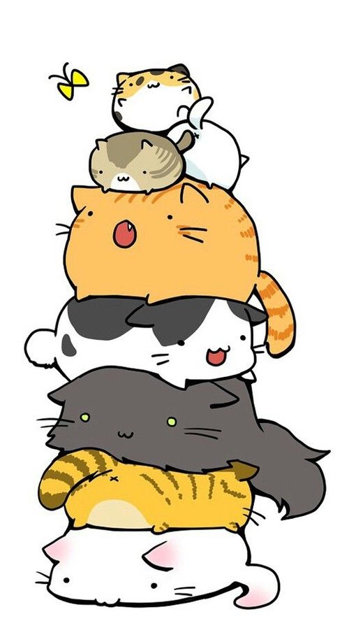 Ảnh mèo chibi mập cực dễ thương