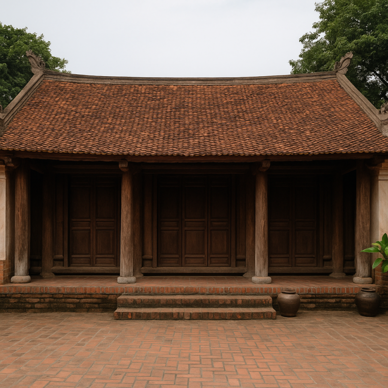 Loại nhà và cách bố trí nhà ở truyền thống của người Kinh