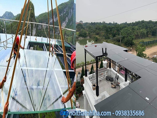 Mái kính chân nhện