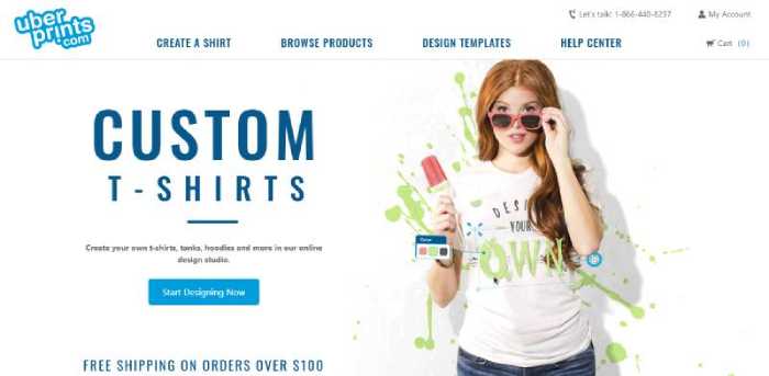 Phần mềm thiết kế Uberprints dễ sử dụng cho mẫu áo polo đẹp 