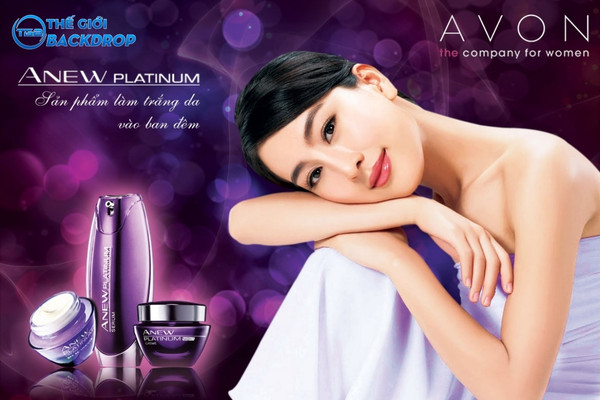 Mẫu poster mỹ phẩm sáng tạo