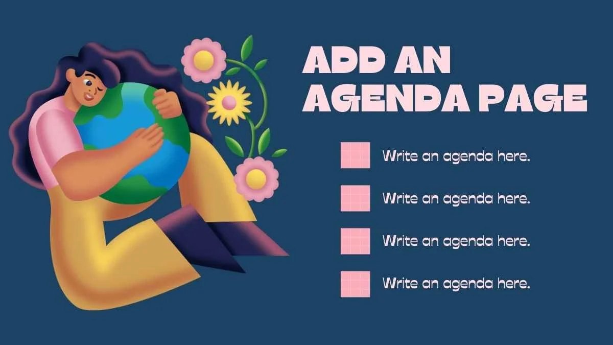 Hình nền powerpoint về rác thải nhựa