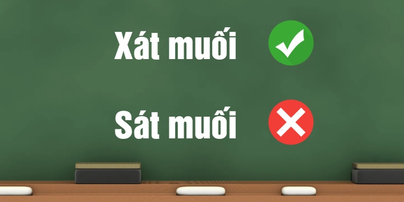Xát Muối Hay Sát Muối: Đâu Mới Là Cách Viết Chuẩn Tiếng Việt?