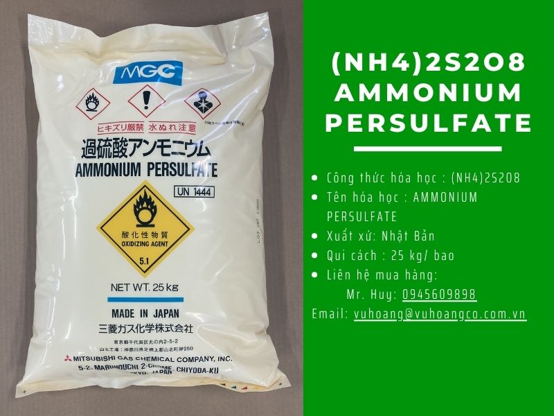 Hóa Chất Vũ Hoàng bán hóa chất (NH4)2S2O8 AMMONIUM PERSULFATE giá rẻ