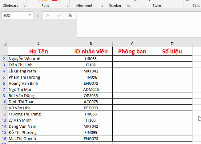 Cập nhật dữ liệu khi có thay đổi