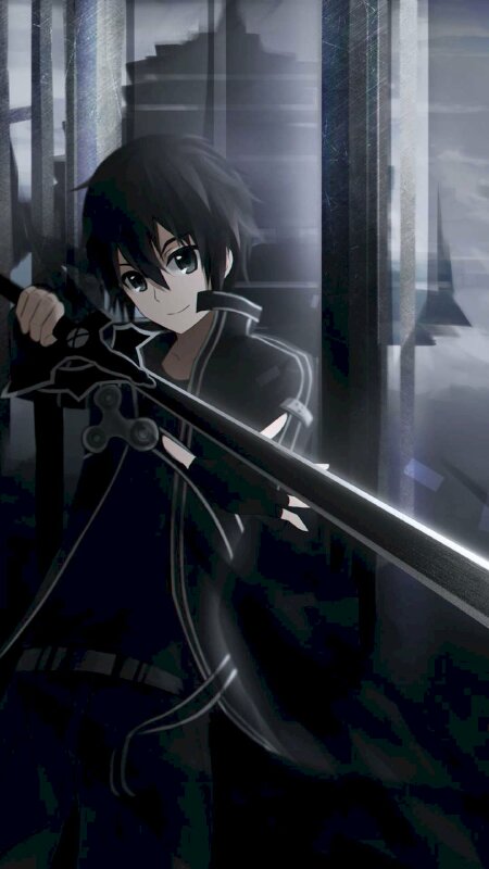 Ảnh Kirito "Thanh gươm diệt quỷ" 4K đẹp làm hình nền điện thoại