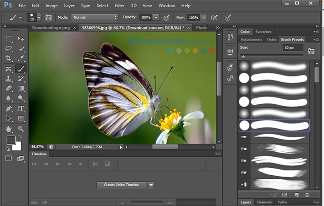 Các lớp Vec-tơ trong Photoshop CS6