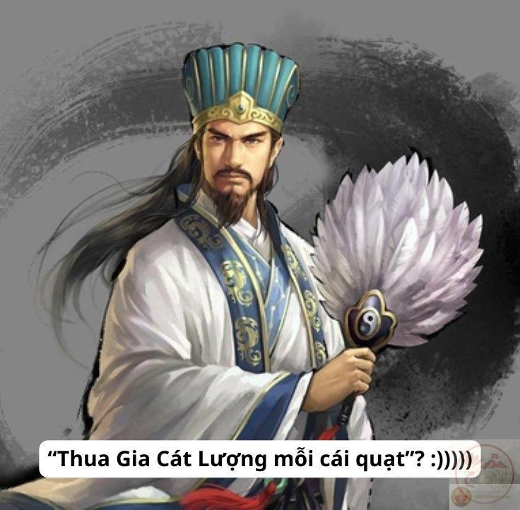 Meme thua Gia Cát Lượng