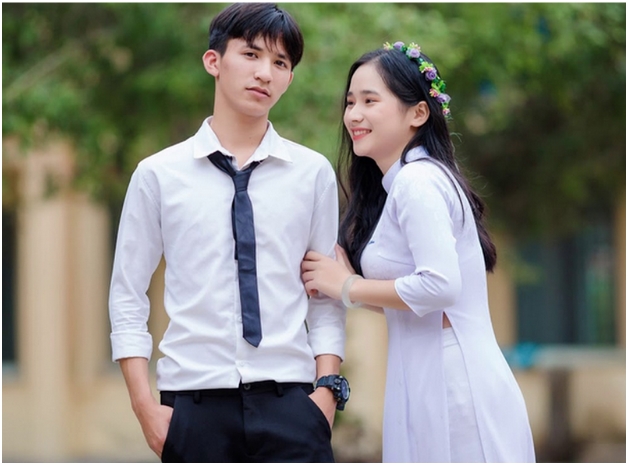 Chụp ảnh kỷ yếu tình yêu ngọt ngào