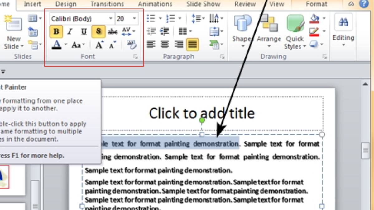 Cách làm PowerPoint - Thêm dán nội dung trong slide và định dạng văn bản trên slide